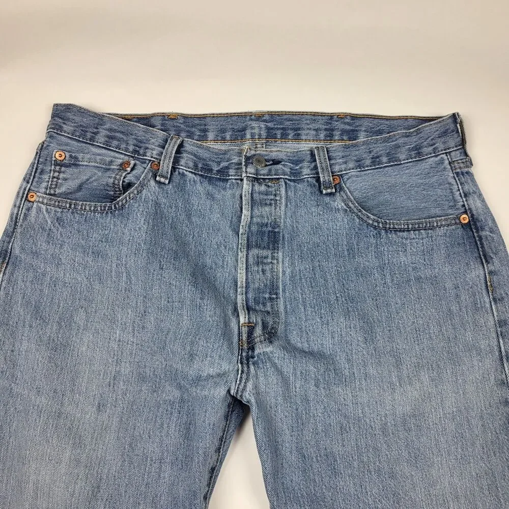 Levi's 501 Jeans Straight Leg Button Fly 38X29